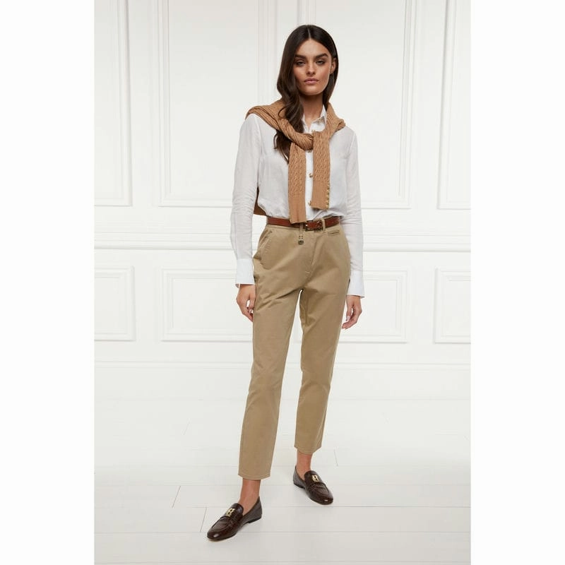 Best Price Online Holland Cooper Arnesby Ladies Chinos - Stone