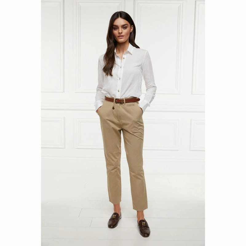 Special Deals Online Flash Discount Today Holland Cooper Arnesby Ladies Chinos - Stone