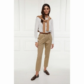 Best Price Online Holland Cooper Arnesby Ladies Chinos - Stone