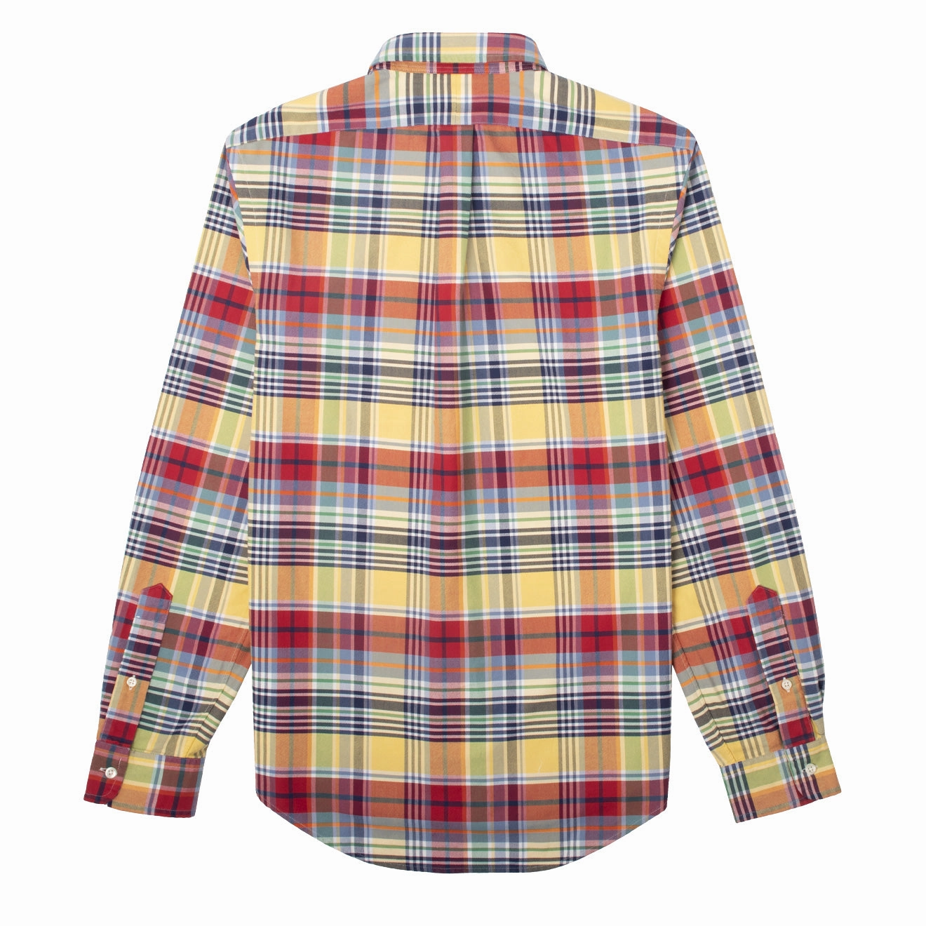 Hot Picks Today Polo Ralph Lauren Slim Fit L/S Check Shirt Yellow / Red Multi