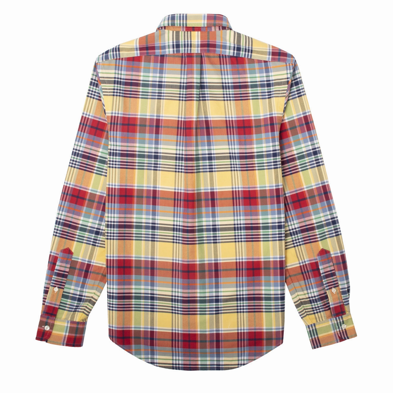 Polo Ralph Lauren Slim Fit L/S Check Shirt Yellow / Red Multi Clearance Savings Now
