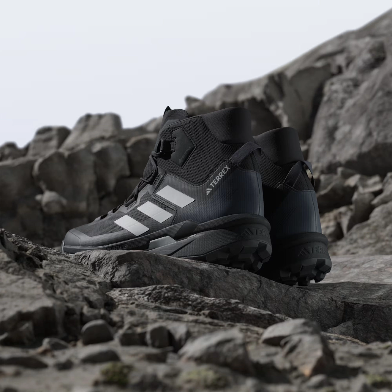 Today Only Hot Sale Mega Savings Now Adidas Terrex Skychaser Tech Gore-Tex Hiking Shoes Core Black / Grey
