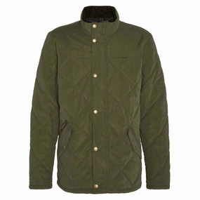 Biggest Savings Now Best Deal Today Barbour Elter Quilted Mens Jacket - Olive