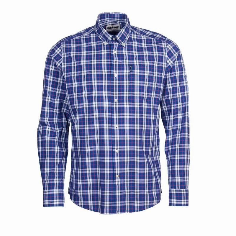 Barbour Highland Check 8 Mens Tailored Shirt - Blue Today Only Special Hot Offer Event