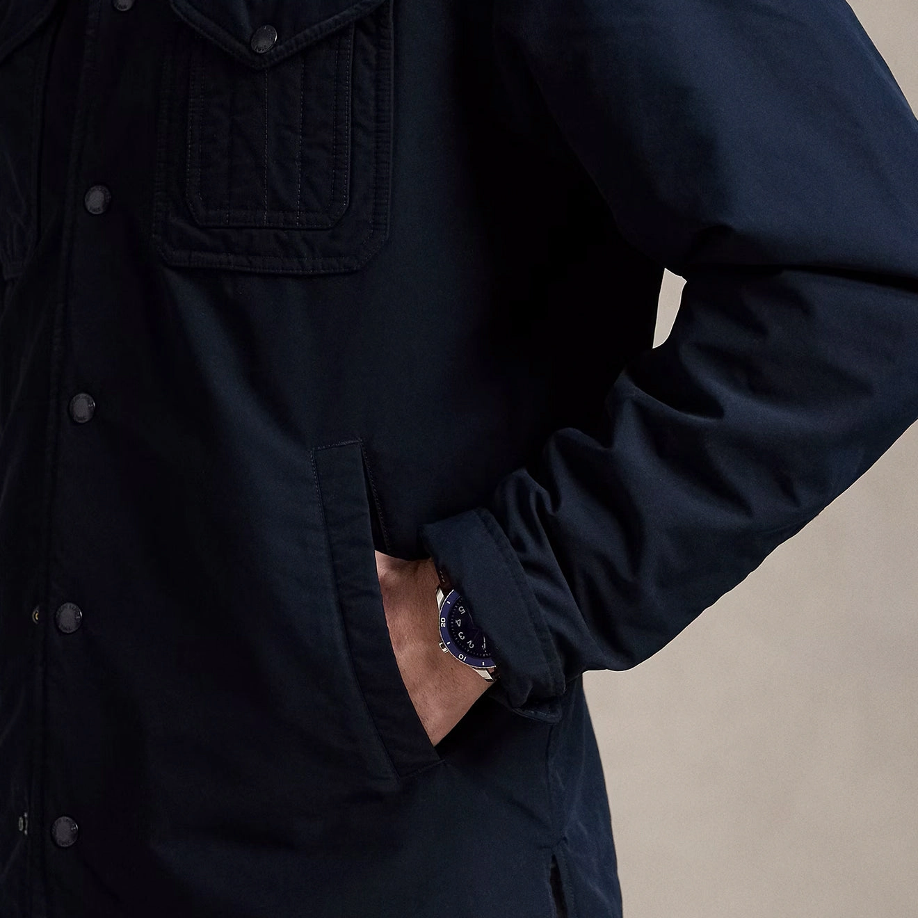 Today Only Savings Polo Ralph Lauren The Pearson Shirt Jacket Collection Navy