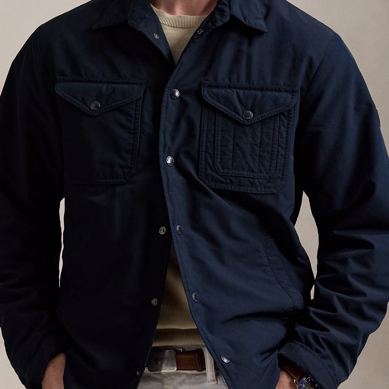 Clearance Steal Today Polo Ralph Lauren The Pearson Shirt Jacket Collection Navy