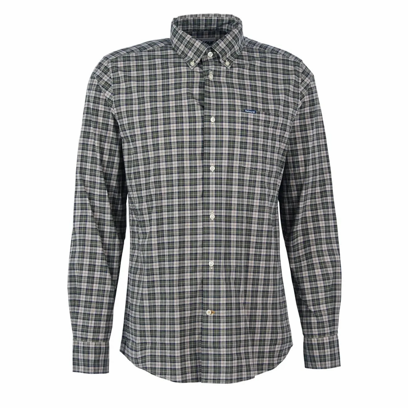 Clearance Event Special Surprise Sale Barbour Lomond Tailored Shirt Forest Mist