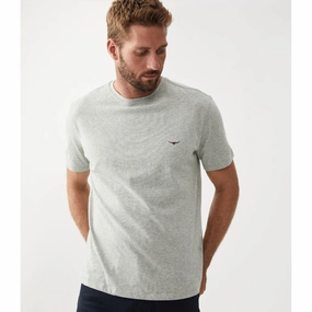R.M.Williams Parson Mens T-Shirt - Grey Marle Best Price Online Shop Smart Save