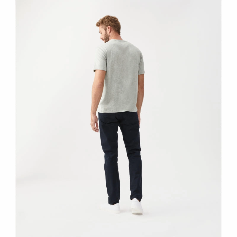 R.M.Williams Parson Mens T-Shirt - Grey Marle Today Only Steal Big Price Drop