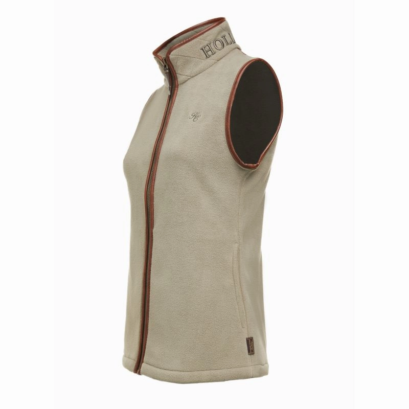 Holland Cooper Country Ladies Fleece Gilet - Sage Dont Miss These Savings Flash Sale Alert