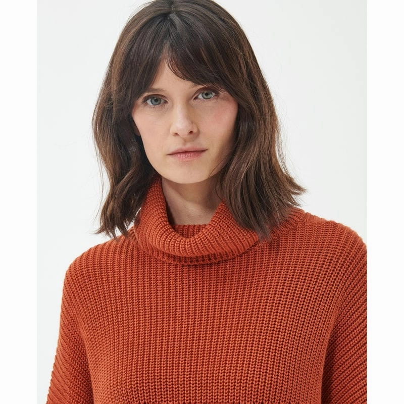 Shop Todays Picks Flash Pick Today Barbour Stitch Ladies Cape - Spiced Pumpkin