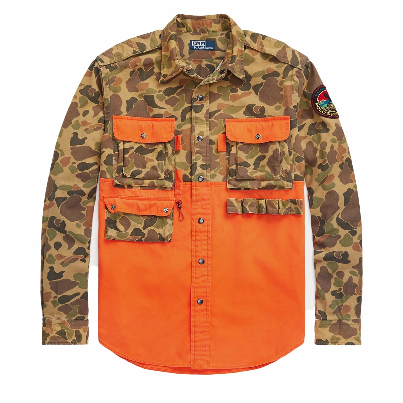 New Arrival Discount Save Today Only Polo Ralph Lauren Classic Fit Camo Utility Shirt Classic Frog Camo