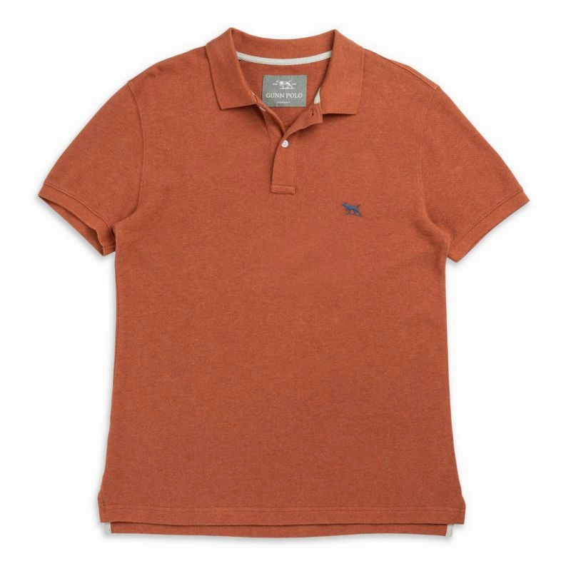 Rodd & Gunn Gunn Mens Polo Shirt - Terracotta Flash Discount Today Flash Sale Now