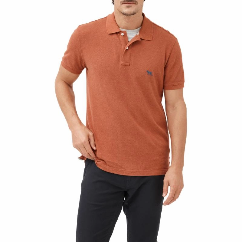 Trending Now Offer Save Today Only Rodd & Gunn Gunn Mens Polo Shirt - Terracotta