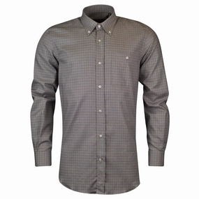 Beretta Classic Shirt Blue Stripe / Brown New Arrival Discount