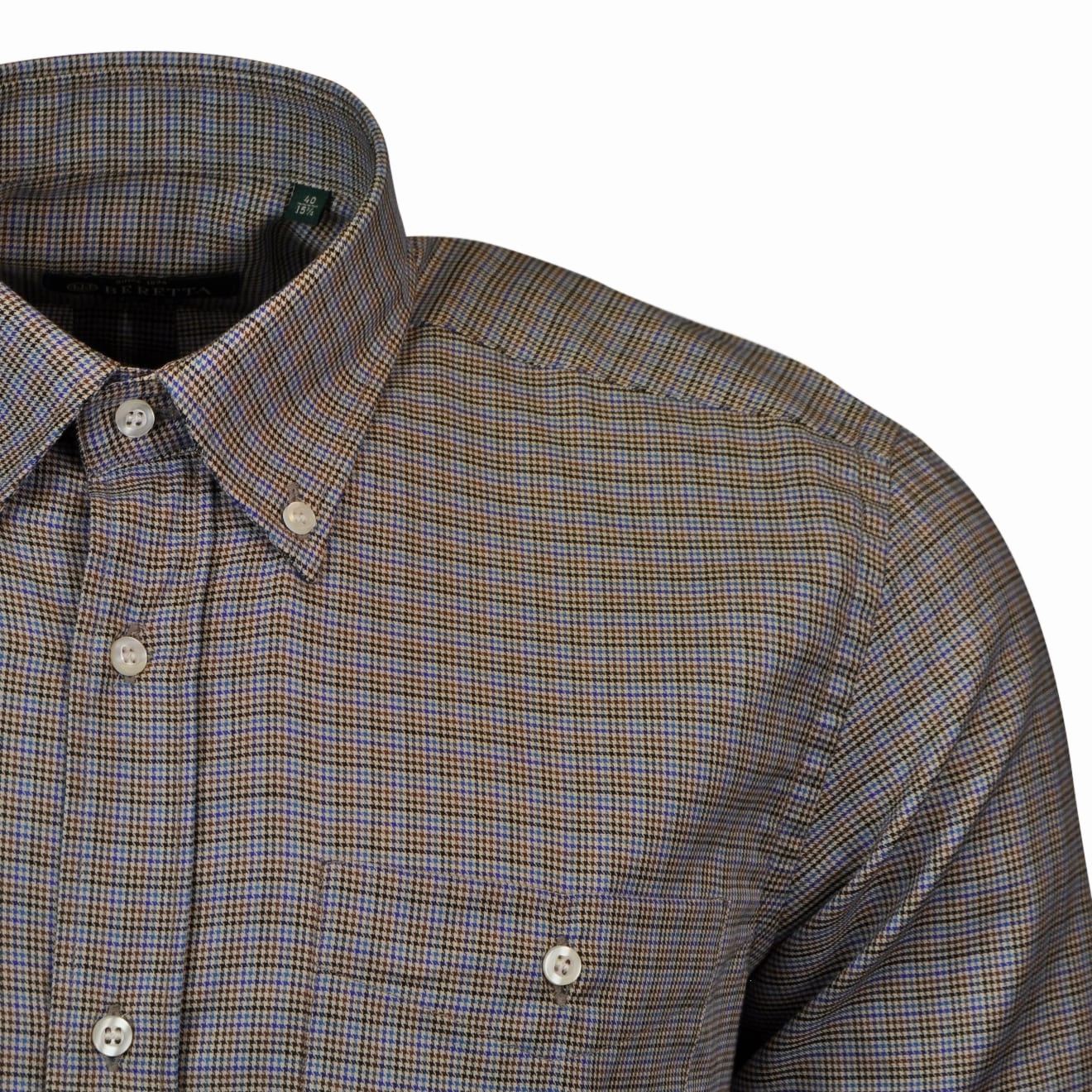 Beretta Classic Shirt Blue Stripe / Brown Sweet Deal Today MustHave Clearance