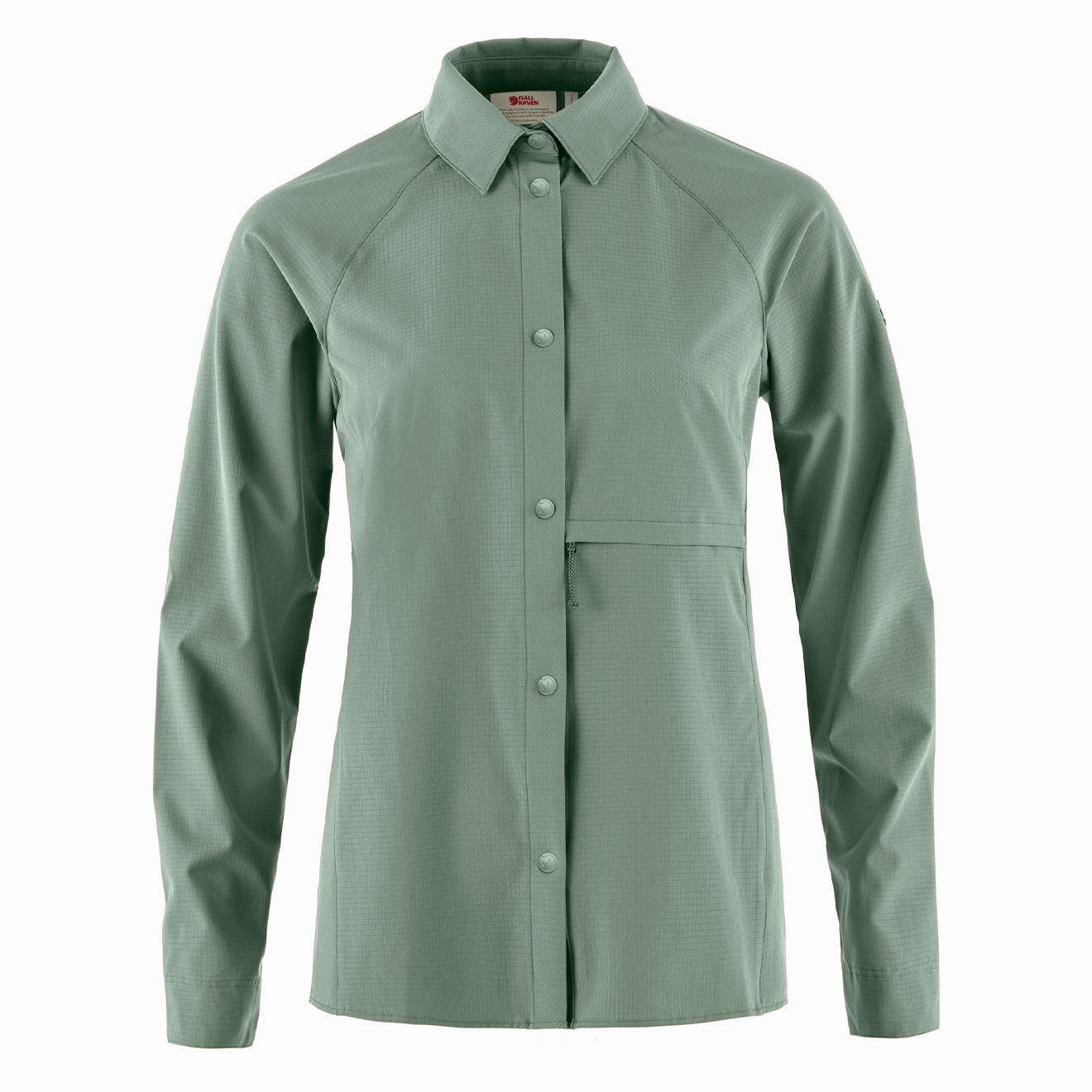 Fjallraven Womens Abisko Trekking Shirt Patina Green Trending Savings Now