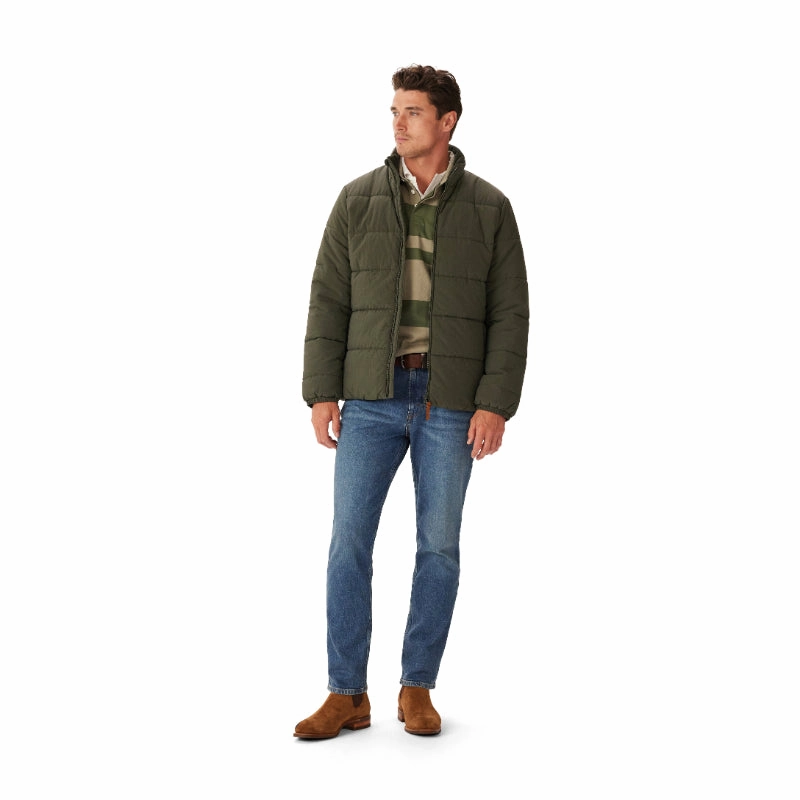 Today Only Special Trending Offer Today R.M.Williams Padstow Puffer Mens Jacket - Peat