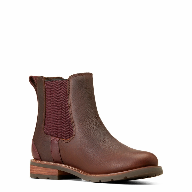 Big Clearance Event Clearance Savings Now Ariat Wexford Waterproof Ladies Chelsea Boot - Dark Brown