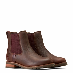 Limited Stock Alert Flash Sale Alert Ariat Wexford Waterproof Ladies Chelsea Boot - Dark Brown
