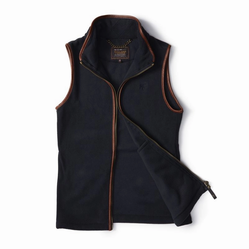 Holland Cooper Country Ladies Fleece Gilet - Ink Navy Dont Miss Big Savings Hot Deals Today