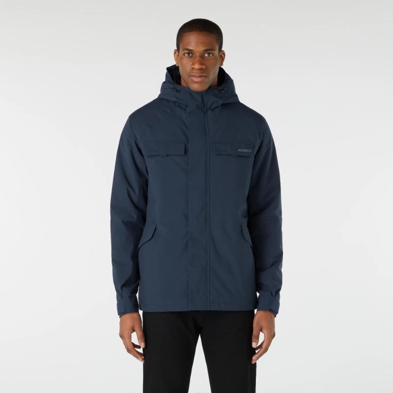 Trending Savings Now Today Only Special Musto Insulated Mens Primaloft Rain Jacket - Navy