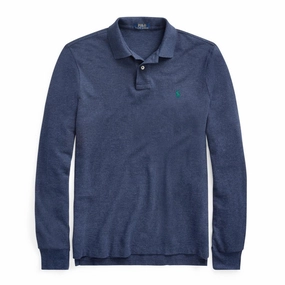 Todays Best Deal Grab It Now Polo Ralph Lauren L/S Classic Polo Fresco Blue Heather
