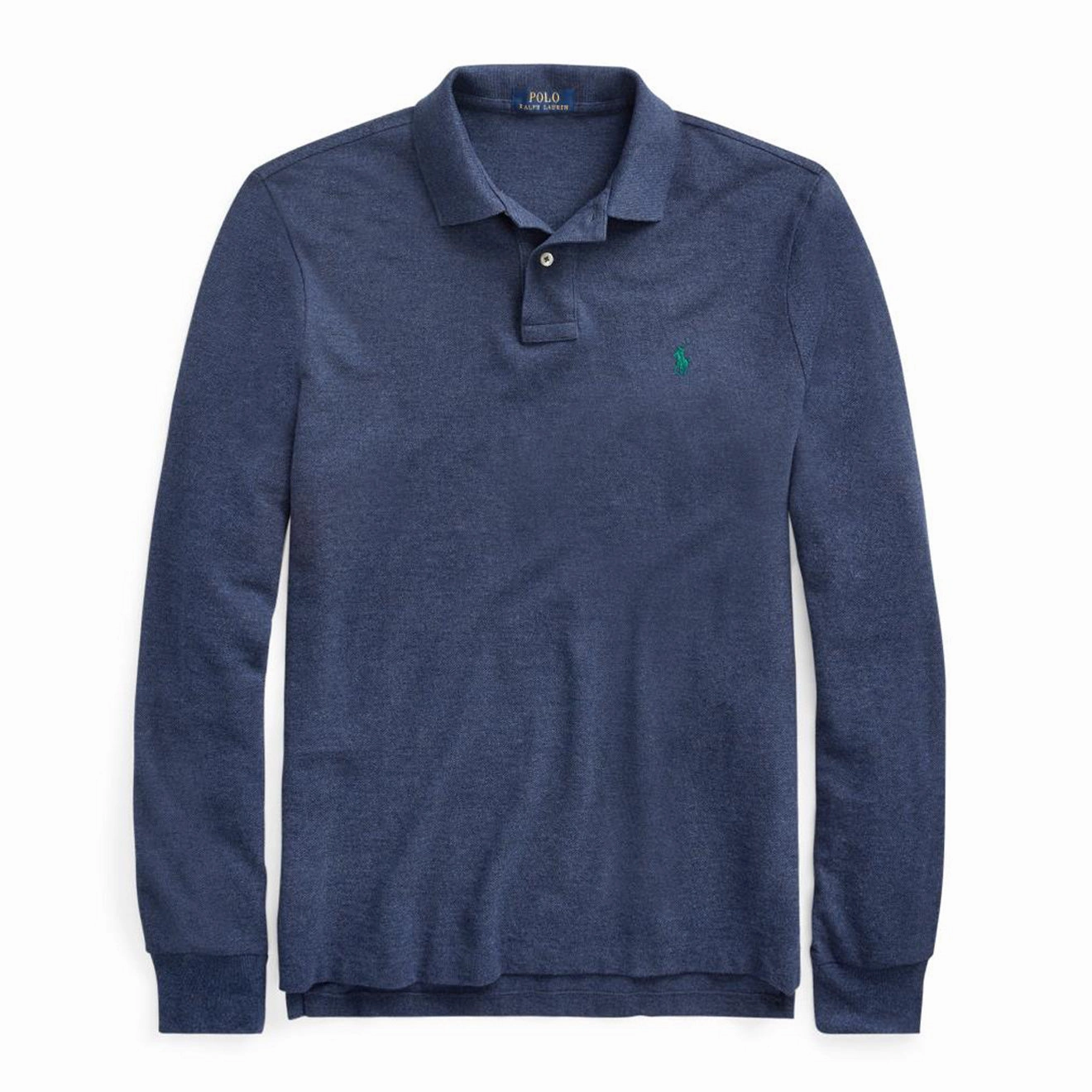 Todays Best Deal Grab It Now Polo Ralph Lauren L/S Classic Polo Fresco Blue Heather