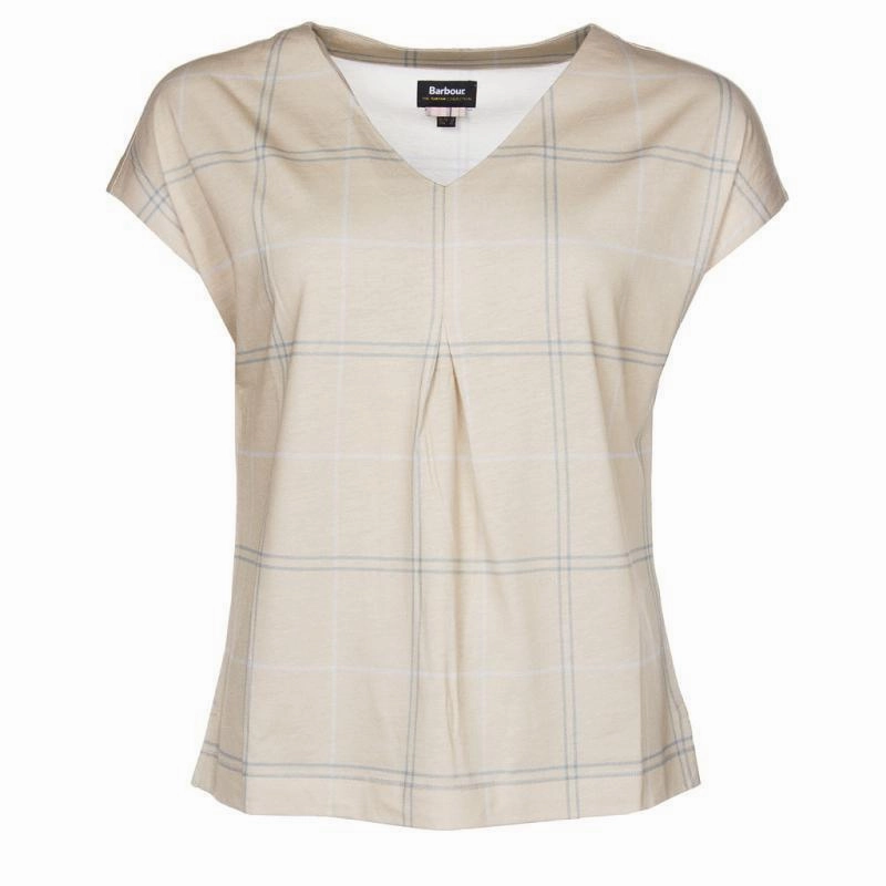 Clearance Event Alert Barbour Lothian Ladies Top - Mist Tartan