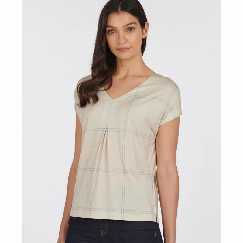 Online Deal Frenzy Barbour Lothian Ladies Top - Mist Tartan