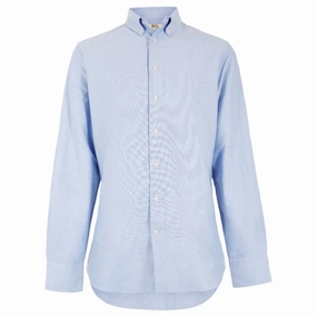 Dont Miss Out Dubarry Clontarf Mens Cotton Oxford Shirt - Pale Blue