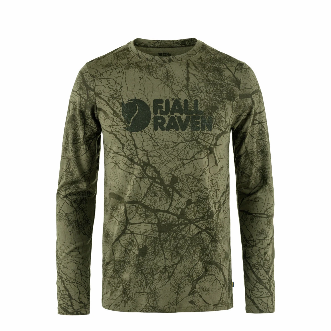 Fjallraven Varmland Wool Ls Green Camo Save Today Event Limited Time Offer