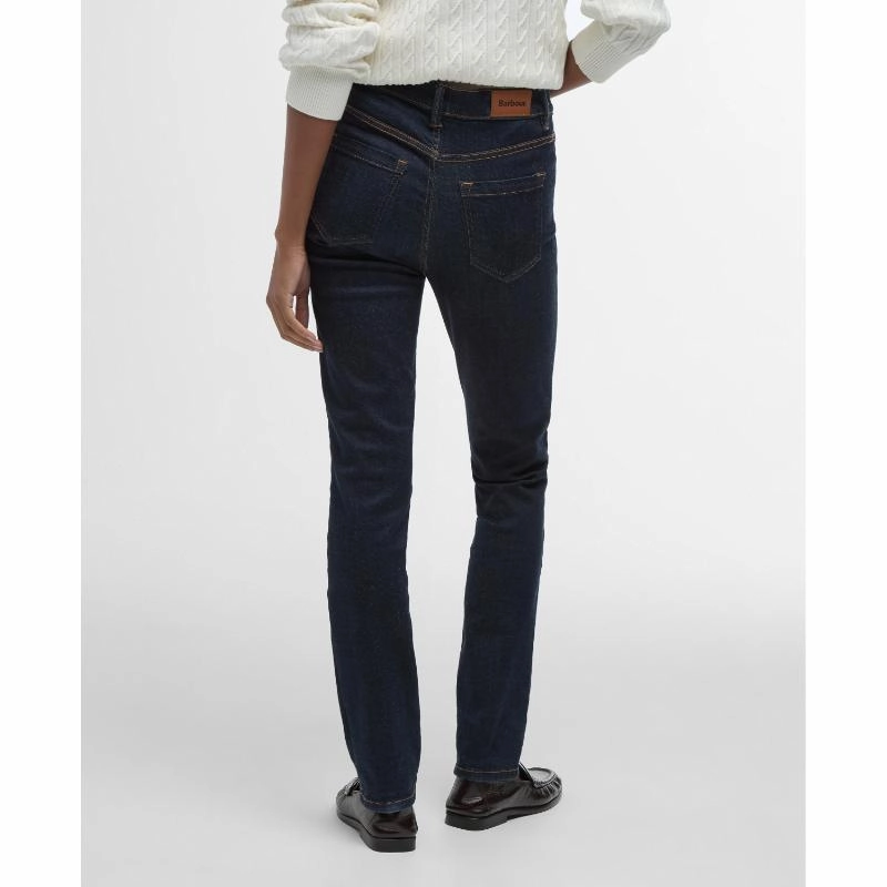 Big Savings Alert Barbour Essential Ladies Slim Jean - Rinse Wash