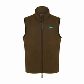 Ridgeline Monarch Mens Knitted Gilet - Moody Teak Best Deal Today Hot Pick Online