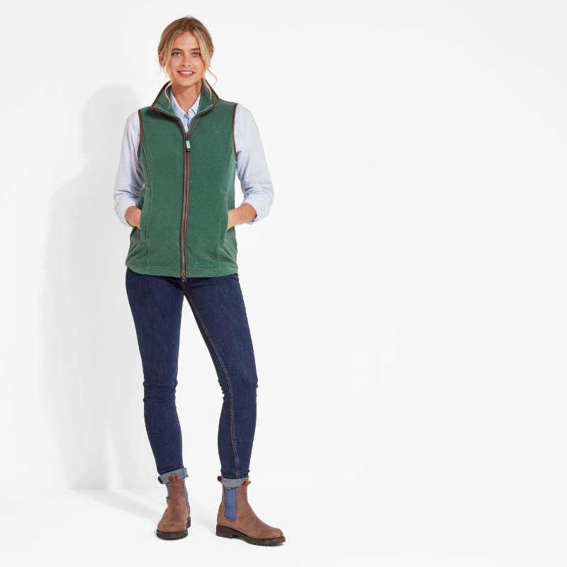 Best Price Today Flash Pick Today Schoffel Lyndon Ladies Fleece Gilet - Duck Egg