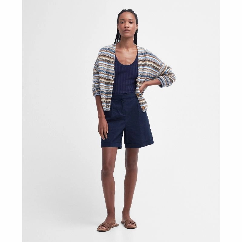 Barbour Darla Ladies Shorts - Navy Best Deal Online Flash Deal Alert