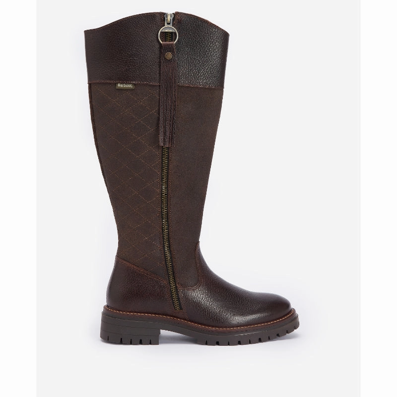 Exclusive Holiday Deal Hot Picks Today Barbour Ingrid Tall Ladies Boot - Dark Brown