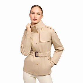 Holland Cooper Rosedale Ladies Waterproof Jacket - Stone Instant Discount