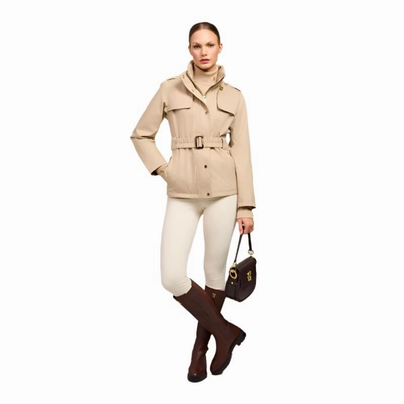 Dont Wait Save Today Holland Cooper Rosedale Ladies Waterproof Jacket - Stone