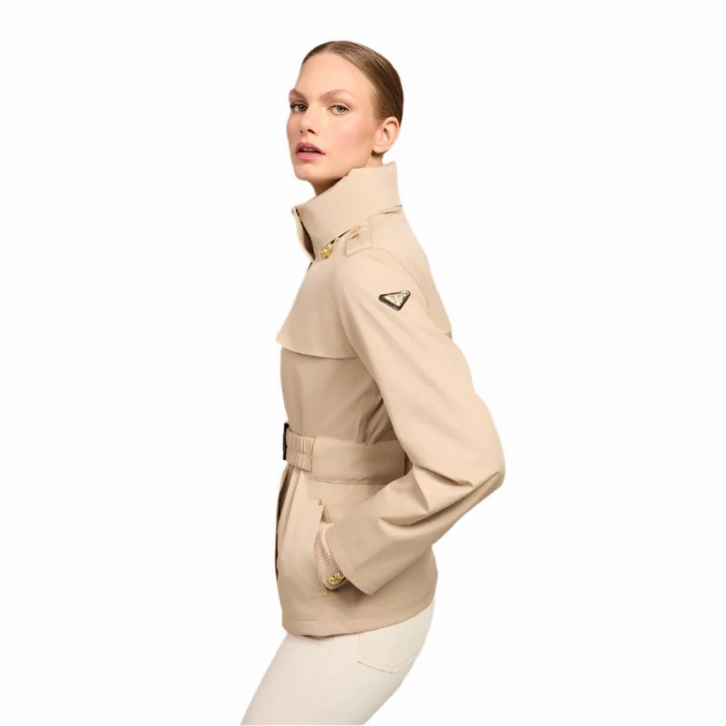 Holland Cooper Rosedale Ladies Waterproof Jacket - Stone Limited Offer Alert Trending Deals Today