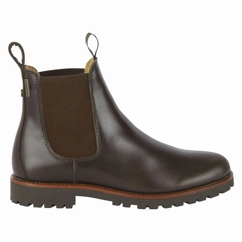 Dont Wait Save Clearance Event Alert Le Chameau Chelsea Aventure Cuir Ladies Leather Waterproof Boots - Marron Fonce