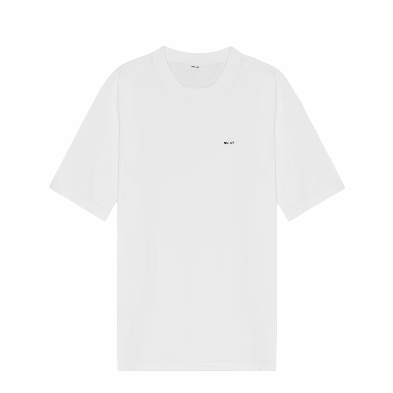 Nn07 Adam Casual Logo Pima T-Shirt White Exclusive Online Discount Trending Now Discount