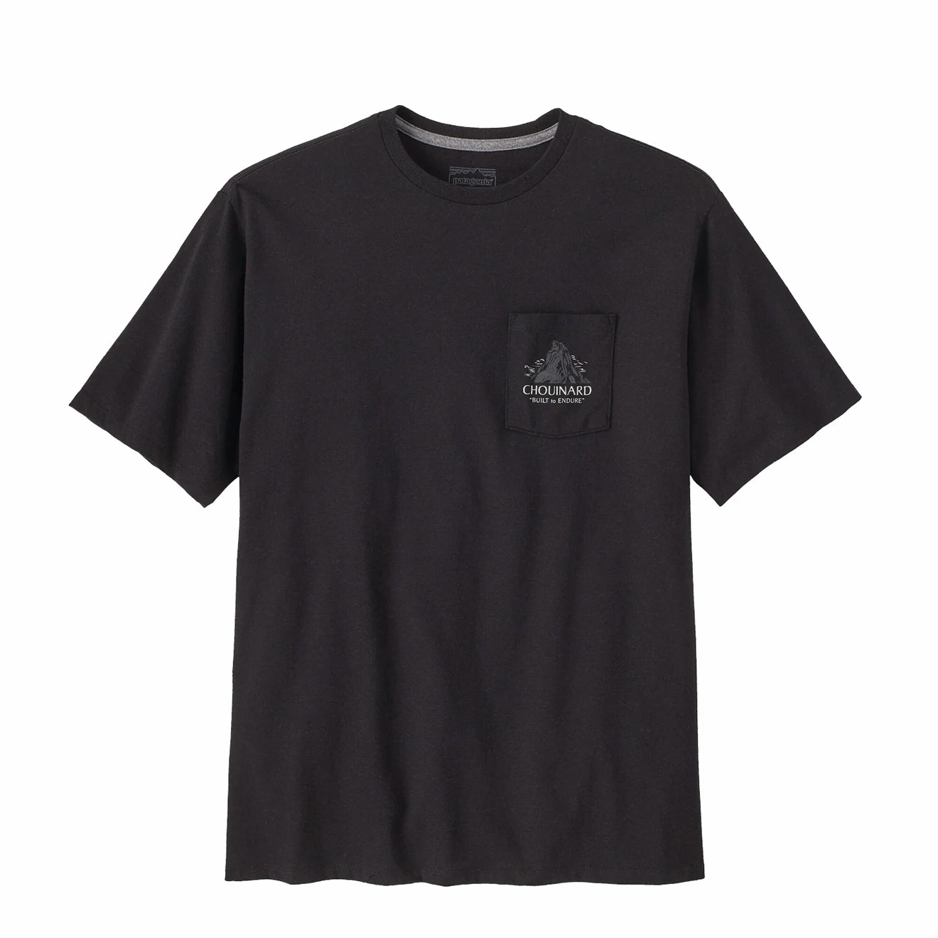 Patagonia Chouinard Crest Pocket Responsibili Tee Ink Black Todays Special Picks MustHave Deals