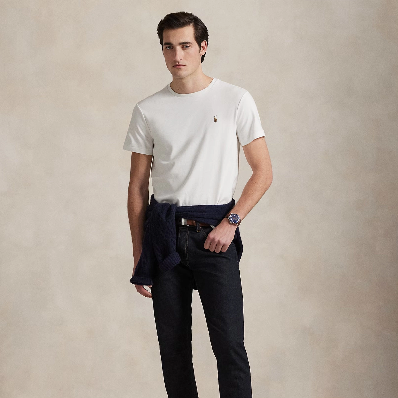 Todays Hot Pick Polo Ralph Lauren Custom Slim Fit Soft Cotton T-Shirt White