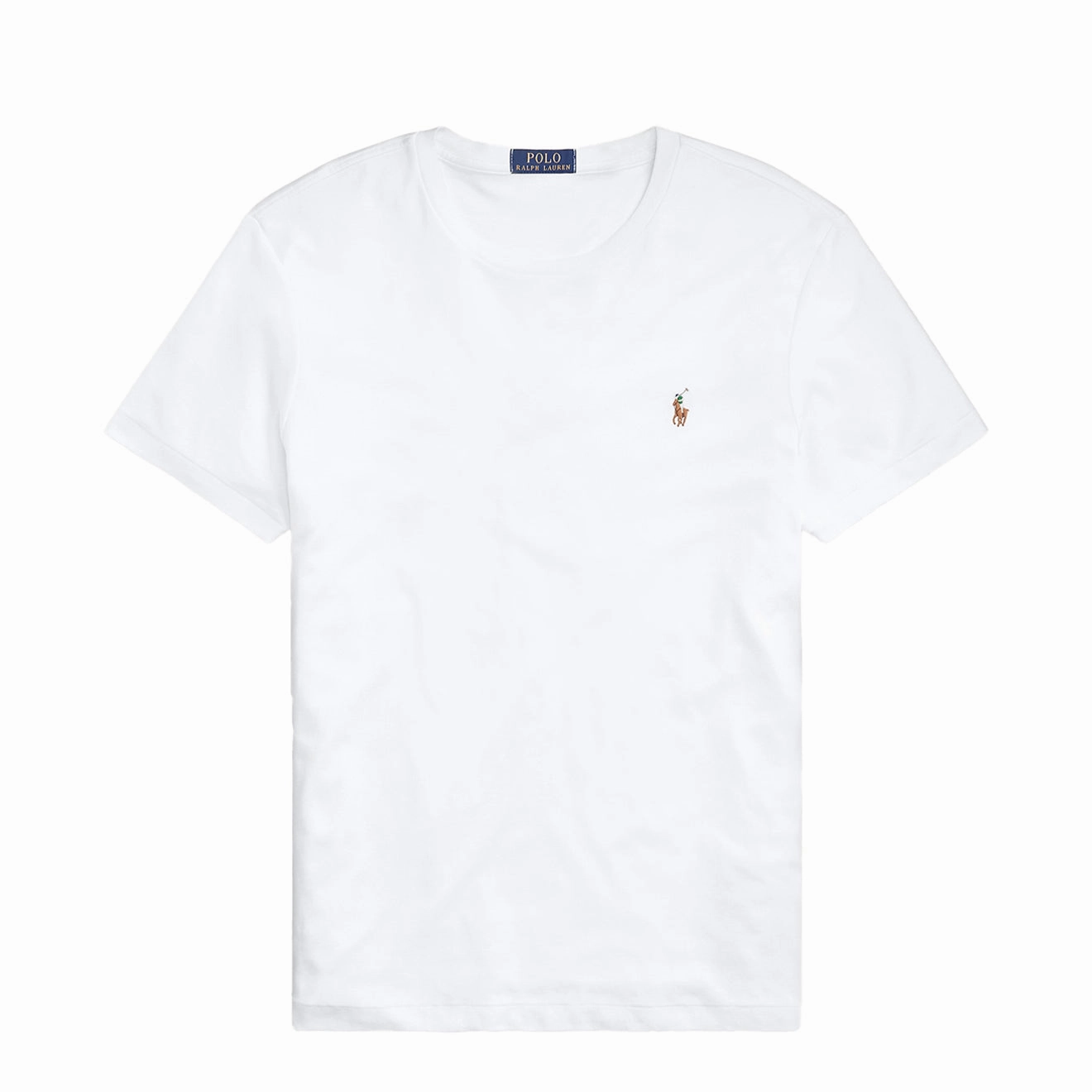 Flash Offer Today Polo Ralph Lauren Custom Slim Fit Soft Cotton T-Shirt White