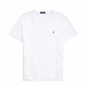 Flash Offer Today Polo Ralph Lauren Custom Slim Fit Soft Cotton T-Shirt White