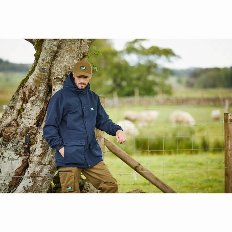Grab Save Today Ridgeline Torrent Mens Waterproof Jacket - Navy