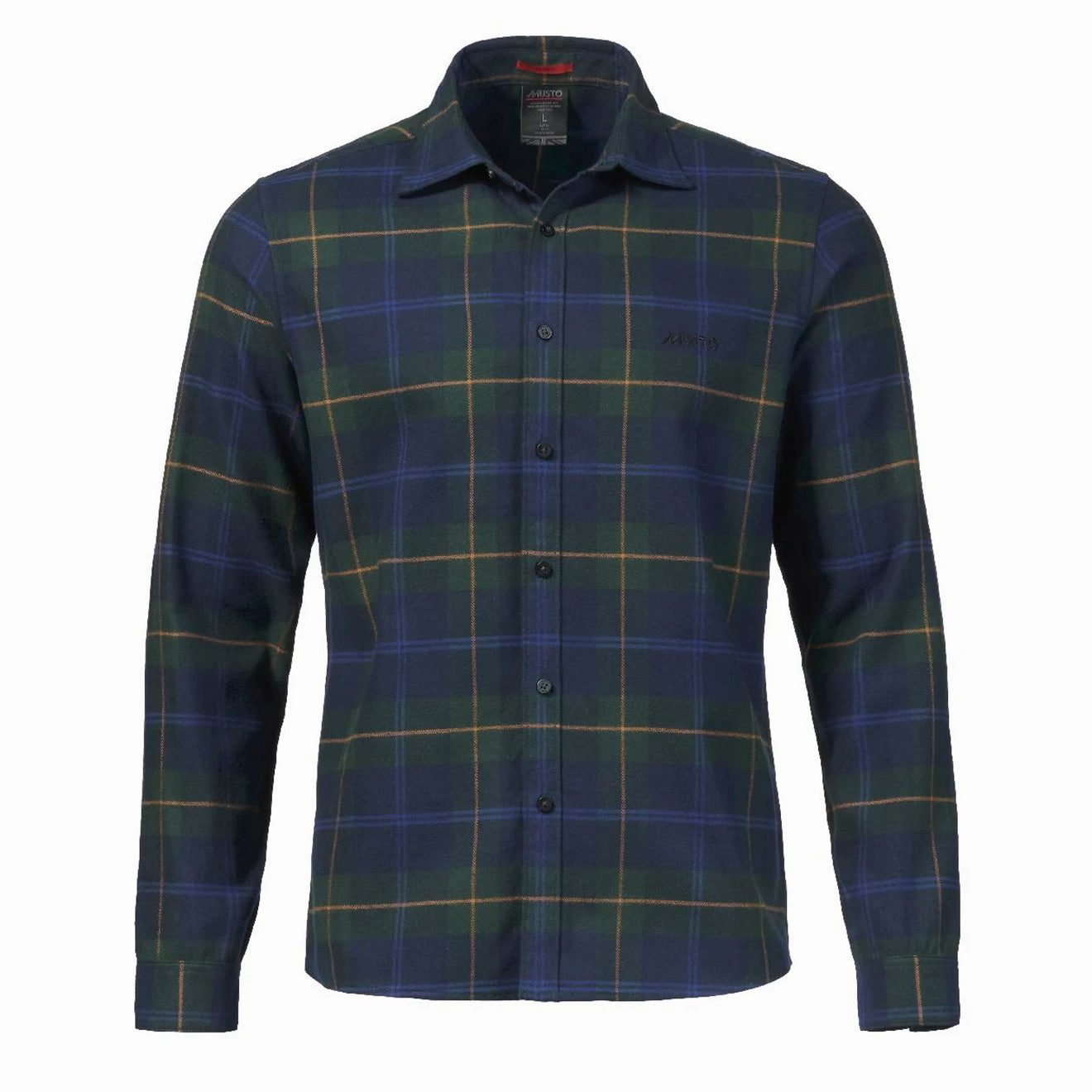 Musto L/S Plaid Shirt Darkest Spruce Hot Deal Alert Flash Deal Alert