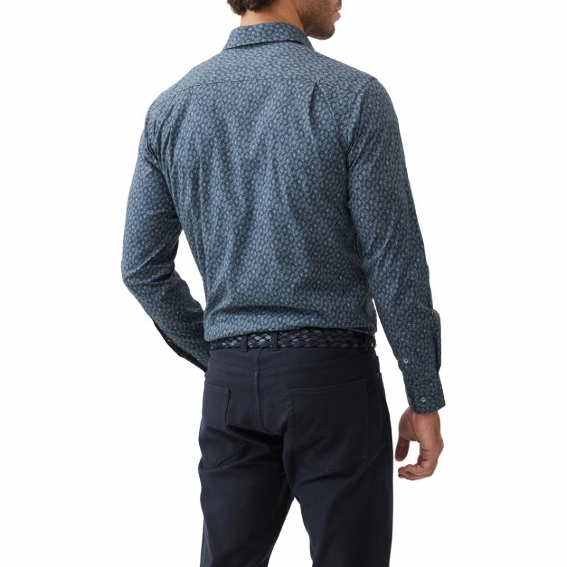 Rodd & Gunn Bellmount Mens Shirt - Indigo Exclusive Savings Event Price Drop Alert