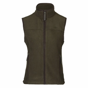Shop Today Save Seeland Woodcock Ivy Ladies Fleece Gilet - Pine Green Melange